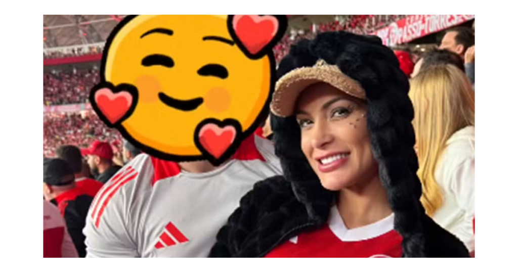 Andressa Urach sort? Le modèle va au jeu d'Inter avec une nouvelle affaire, mais cache son visage: «L'amour du p ....»