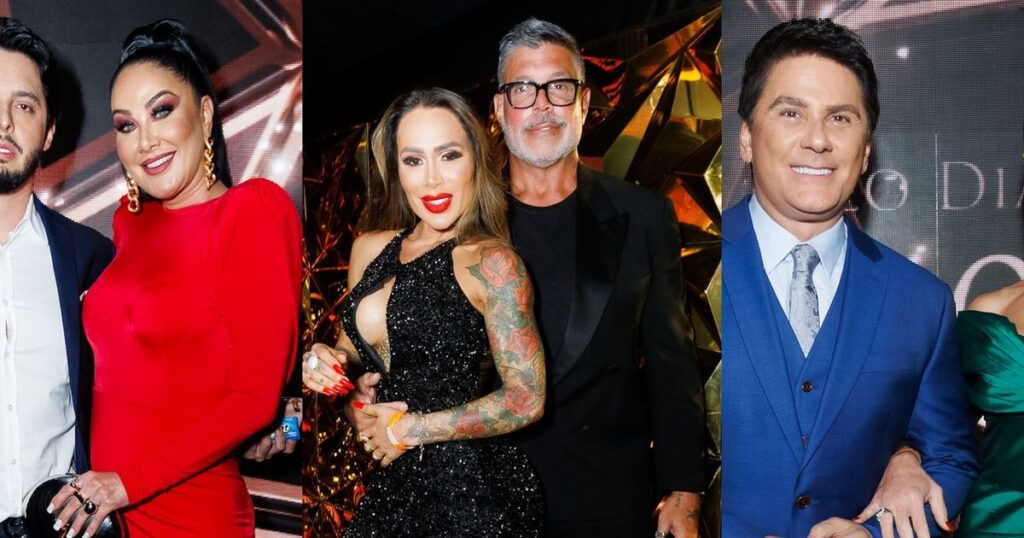 Alexandre Frota, César Filho, Helen Ganzarolli, Silvia Abravanel et plus célèbres prennent des paires au parti de Leo Dias. +20 photos de couples