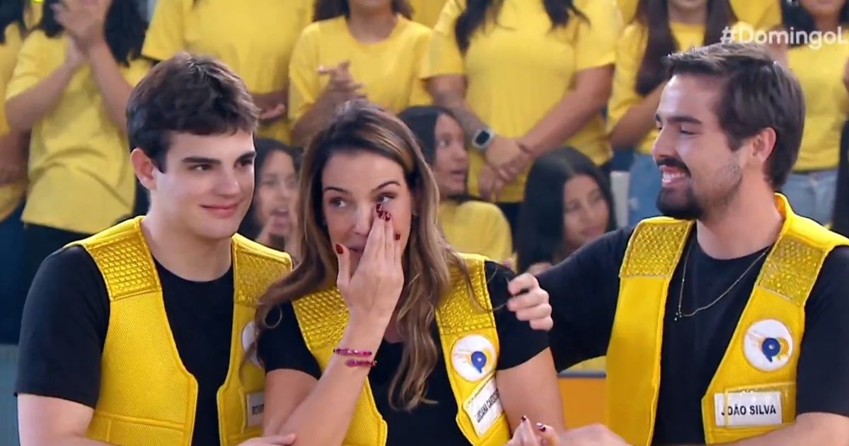 Faustão fait une apparition rare après deux transplantations et fait une femme, Luciana Cardoso, pleure avec un message sur SBT: `` plus que parfait ''