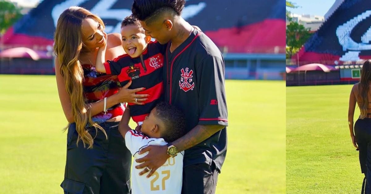 Qui est la femme de Bruno Henrique de Flamengo? Mère de 2 enfants du joueur, Gillen est un «capitaine» de l'homme sans Fla et a déjà prié dans les coulisses