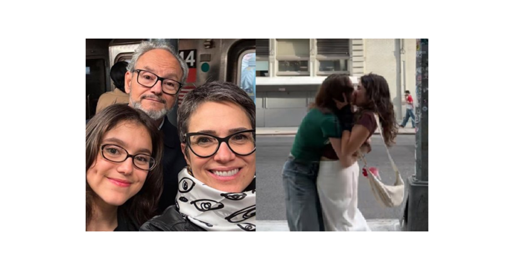 À 22 ans, la fille de Sandra Annenberg prend une vidéo Kiss dans l'actrice américaine. Sachez qui c'est!