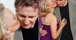 Le nouvel amour de Pamela Anderson est-il célèbre? À 58 ans, l'actrice embrasse Liam Neeson, 73 ans, et augmente les rumeurs de romance