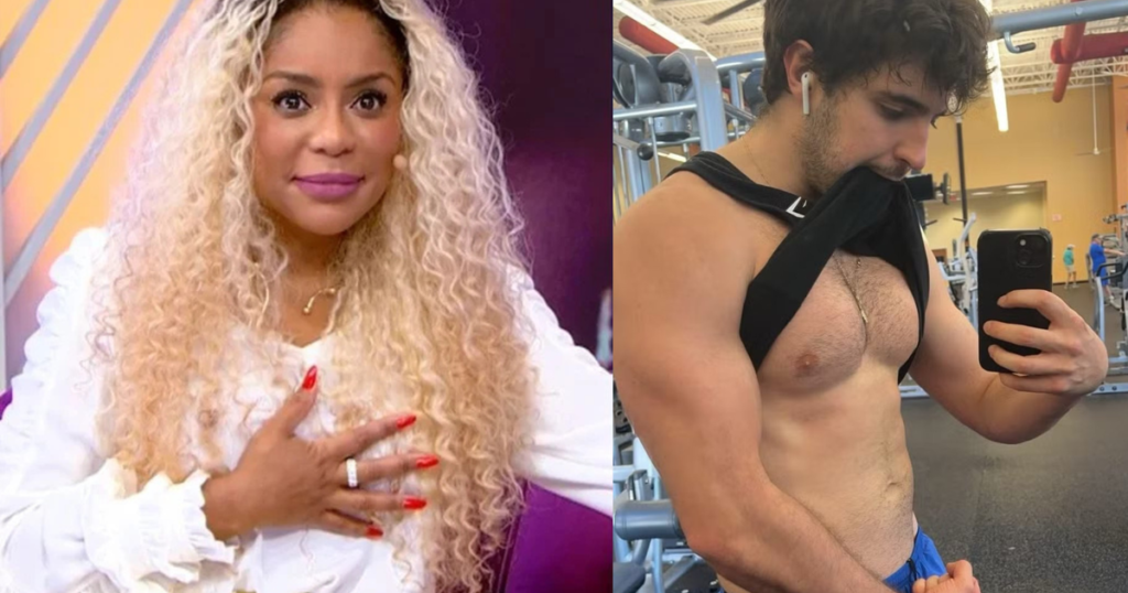 Boy de Cariúcha? Moiant le débardeur et montrant l'abdomen, le fils de Gugu affiche le corps dans une photo et un Web torse nu: 'Fartar'