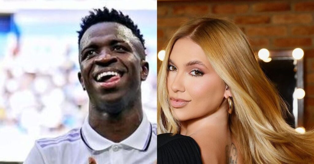Cassé! Virgínia Fonseca et Vini Jr. apparaissent d'humeur romantique après un match du Real Madrid et la vidéo vole la vedette. Regarder