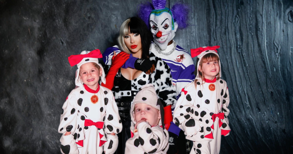 Chiots dalmates, sexy Cruella et Vini Jr. « cachés » : Virgínia fait vibrer le Web avec une fête d'Halloween avec ses enfants et son petit ami ; voir les photos des costumes