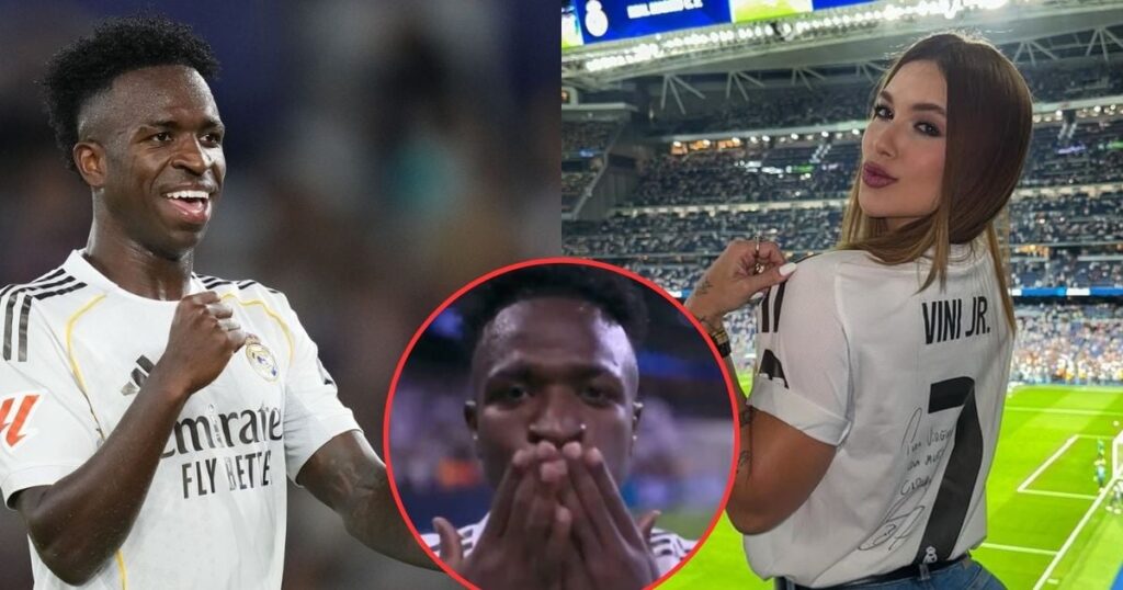 Vini Jr. a-t-il envoyé un baiser en Virginie dans le Real Madrid? Après la confusion, le joueur clarifie le message ... et laisse les fans du couple frustré