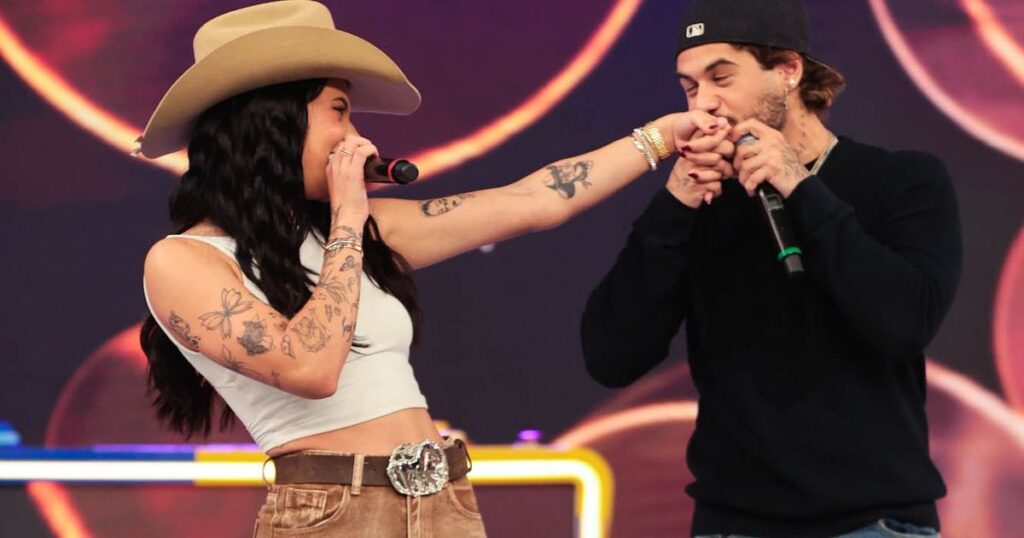 Zé Felipe et Ana Castela jouent dans des moments romantiques au programme SBT : baiser, déclaration et regards passionnés ! Voyez tout !