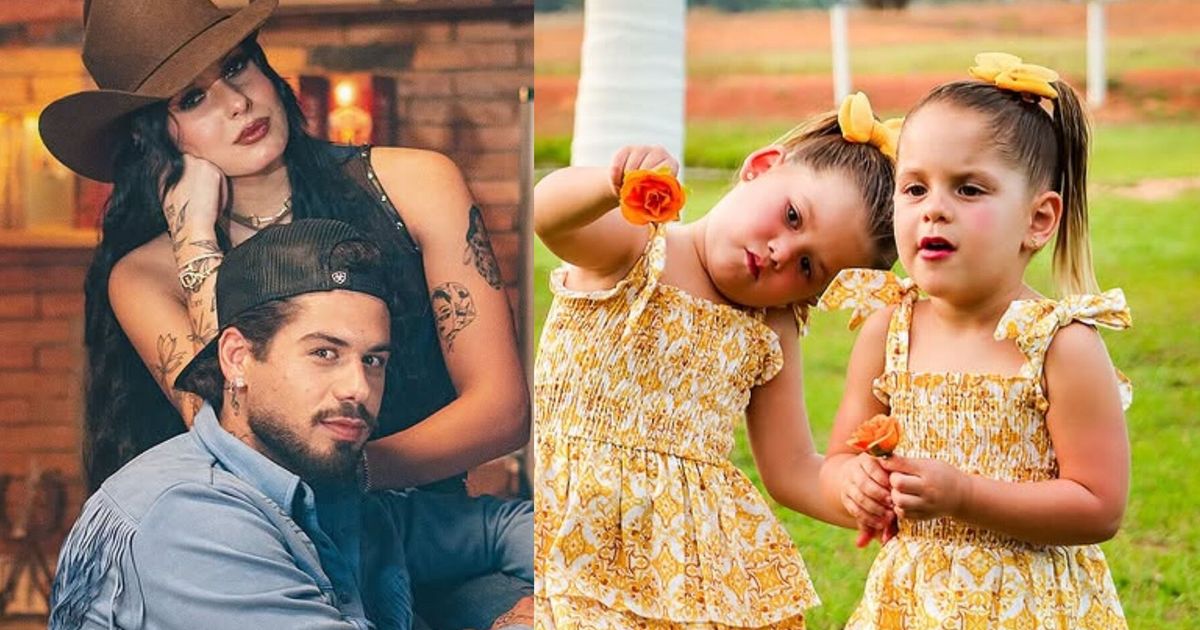 Amoureux de Boiadeira ! Zé Felipe montre ses filles avec Virgínia chantant un tube avec Ana Castela et la toile vibre : 'Nouveau duo As Marias'. Vidéo!