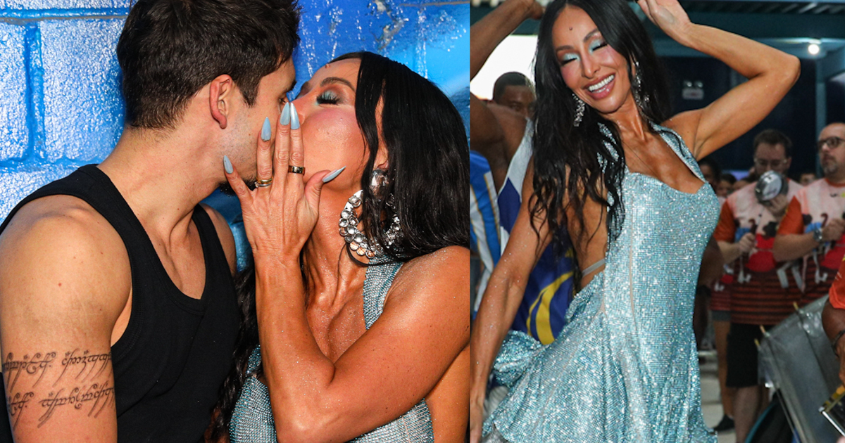 Ambiance carnaval ! Sabrina Sato embrasse Nicolas Prattes dans un feuilleton et se lance dans la samba lors d'une répétition à Vila Isabel