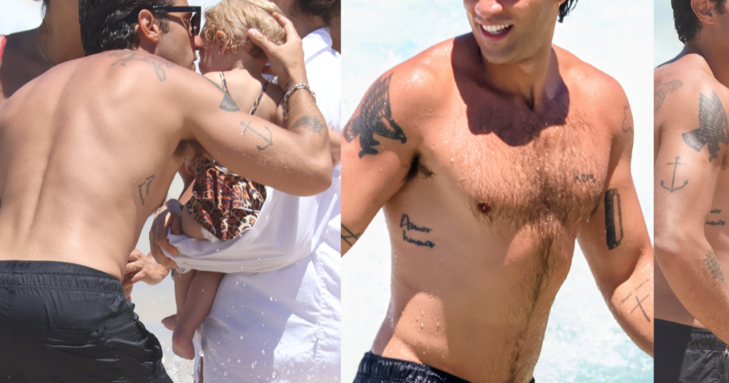 Oh, quel merveilleux été ! Chay Suede profite d'une journée à la plage avec Laura Neiva et sa fille d'un an ; des photos
