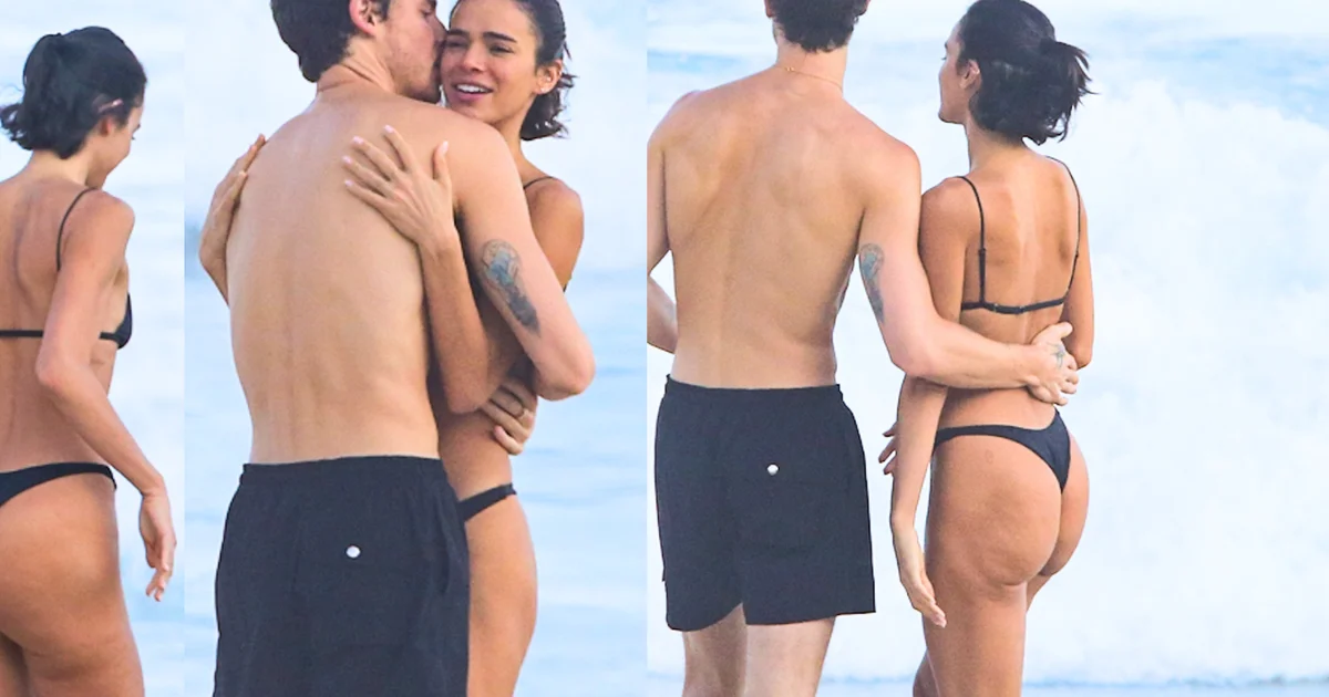 Dans un string décolleté, Bruna Marquezine montre ses courbes et reçoit un câlin de Shawn Mendes lors d'une journée en mer à Rio ; 26 photos du couple du moment !