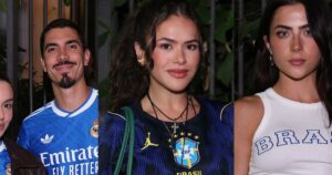 Le Brazilcore a commencé : à la veille de la Coupe du Monde 2026, Jade Picon et Maisa Silva entrent dans la tendance gaming ; Gi Lancellotti et Gabriel David combinent un look avec une blouse du Real Madrid ; photo!