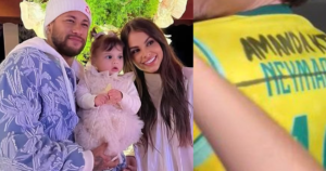 Le maillot de Neymar Jr. "vandalisé" et l'absence de sa fille Helena à la Coupe du Monde : Amanda Kimberlly s'exprime sur les controverses : "Ce n'était pas ma volonté"