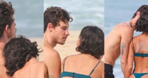 Rencontre avec un baiser, « main idiote » en bikini string et baignade dans la mer : 28 photos de Bruna Marquezine et Shawn Mendes dans le moment « au revoir nostalgie » sur la plage de Rio