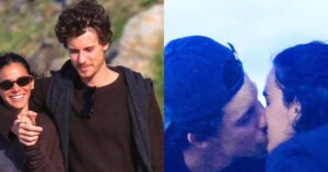 C'était un match : Bruna Marquezine et Shawn Mendes ont assorti leurs vêtements et ont échangé un baiser passionné lors de la deuxième journée consécutive à la plage ; des photos