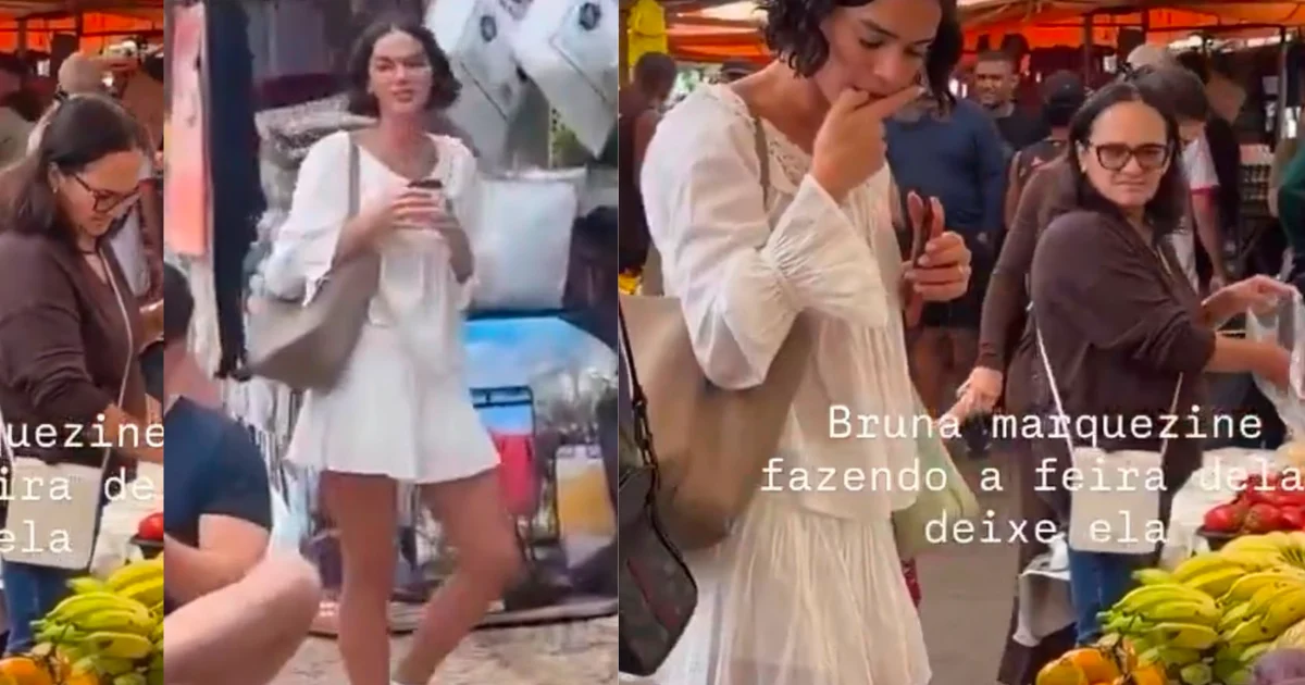 Ce n'est même pas basique à la foire ! Bruna Marquezine mise sur un look boho chic confortable coûtant près de 4 000 R$ lors d'une promenade avec Shawn Mendes à RJ ; des photos