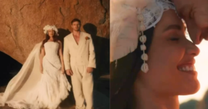 Robe de mariée au crochet réalisée par sa grand-mère, cérémonie intime à Cariri à Paraíba et forró avec feu de joie : Juliette épouse Kaique dans un mariage qui allie tradition du nord-est et affection familiale